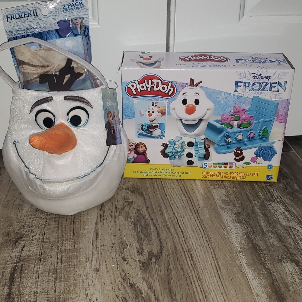 Frozen clay set and basket bundle